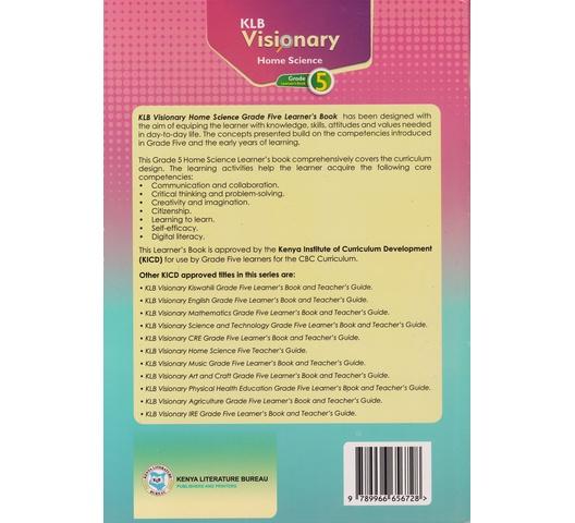 KLB Visionary Home Science Grade 5 (Approved) by KLB