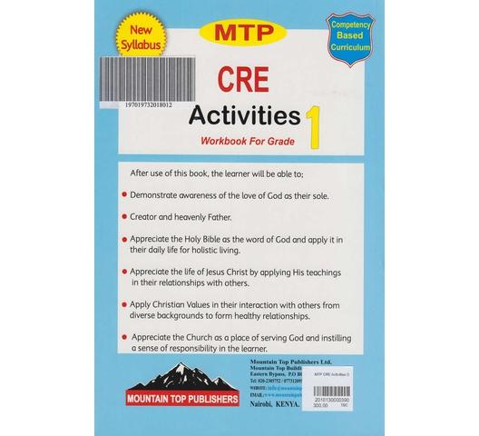 MTP CRE Activities workbook for grade 1