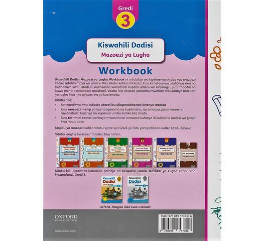 OUP Kiswahili Dadisi Grade 3 Workbook