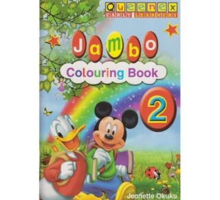 Queenex Early Learning Jambo Colouring book 2