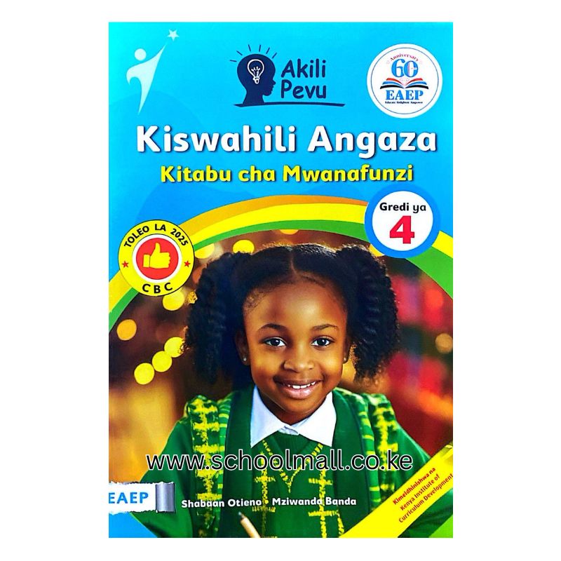 Kiswahili angaza kitabu cha wanafunzi gradi 4