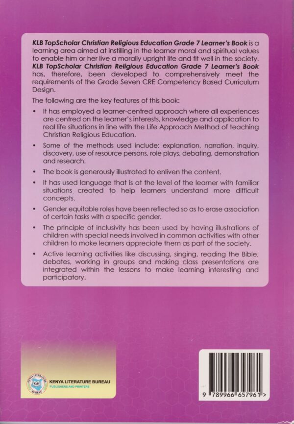 Top Scholar Christian Religious Education Grade 7 - Schoolmall bookshop
