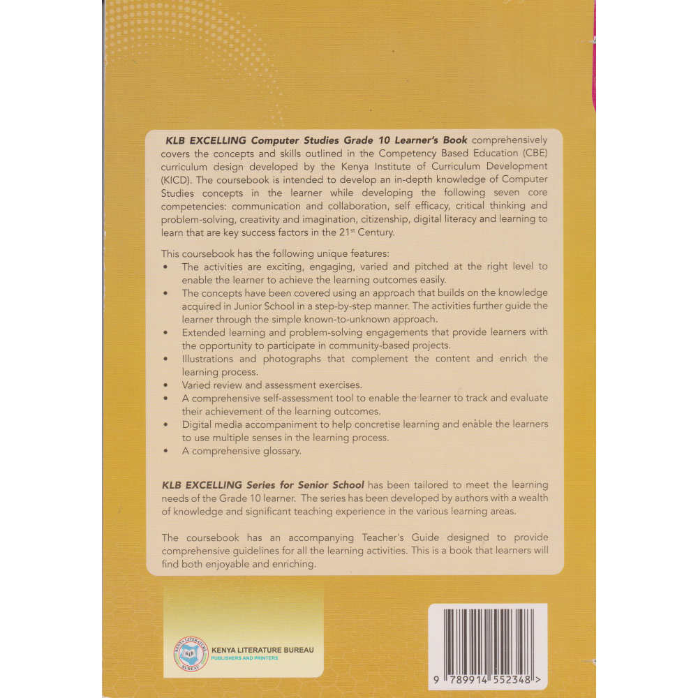 KLB Excelling Computer Studies GD10 (Rtd)b