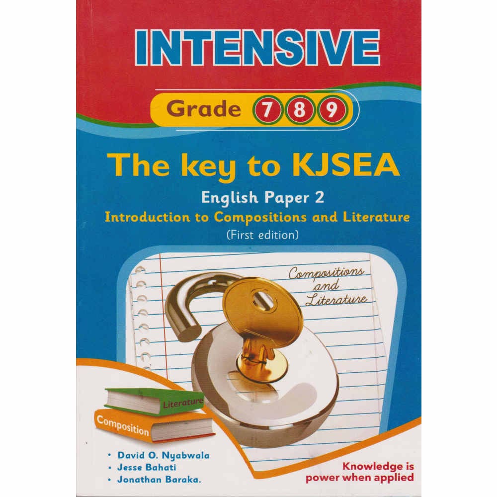 Intensive KJSEA English Paper 2 GD 7,8,9 Intensive KJSEA English Paper 2 GD 7,8,9